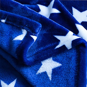 Chăn Lông Cừu Flannel In Hình Ngôi Sao Tùy Chỉnh Bán Chạy Cho Giường - Product Image 5