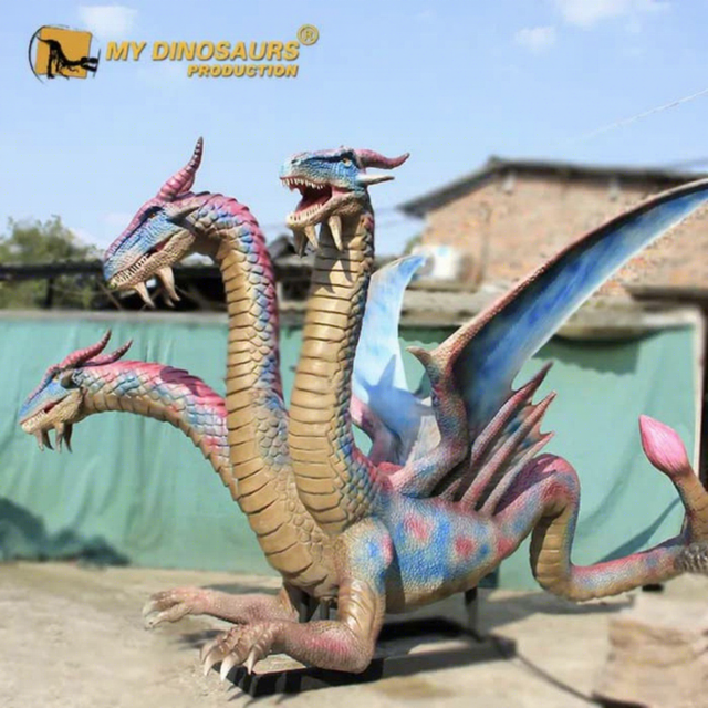 MyDino Robotic Three-headed Animatronic Dragon