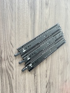 YABELY <span class=keywords><strong>35</strong></span> Coulisse de tiroir à roulement à billes à 3 sections, en acier laminé à froid noir, pour tiroir à large bande - Product Image 5