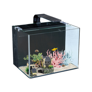 Penjualan laris kaca portabel desktop tangki ikan mini kaca tangki ikan akuarium - Product Image 4