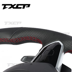 Ajuste para Volkswagen Golf8 MK8 MK7 MK6 GTI GTD GTS GTE <span class=keywords><strong>GLI</strong></span> R-Line R CC <span class=keywords><strong>Polo</strong></span> Passat JETTA GTR Golf7 Golf6 LED volante de carbono - Product Image 5