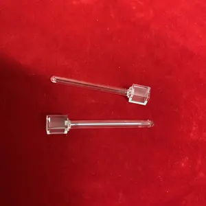 Hochreine optische 5*5*5mm quaderförmige Pyrex-Borosilikatglas-Würfel-Durchfluss zelle mit Füll röhrchen