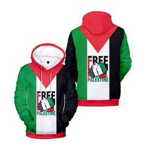 Nouveau style personnalisé d'autodéfense Pull à capuche Palestine Streetwear Hoodies Vintage avec chapeau - Product Image 1