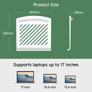 Nouveau support d'ordinateur portable pour Apple Lenovo HP Dell <span class=keywords><strong>Acer</strong></span> 12 13 14 15 16 17 pouces ordinateurs <span class=keywords><strong>portables</strong></span> support PC accessoires - Product Image 2