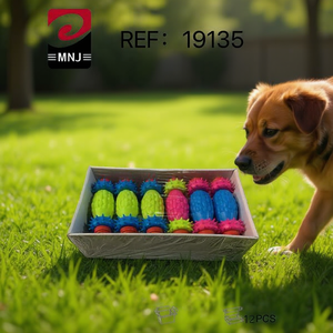 Giocattolo per Cani Cilindrico con Punte, Gomma da Masticare, Juguete De Perro, 12 Pezzi, Rif. 19135 - Product Image 2