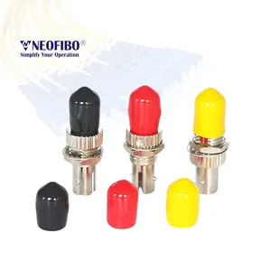 Neofibo STアダプター光トランシーバーst円形シンプレックスコネクター光ファイバーアダプター用