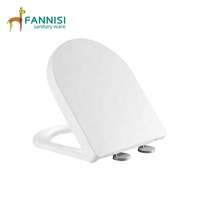 Foheel — housse de siège de toilette en plastique, luxe, automatique, de couleur blanche, Standard européen
