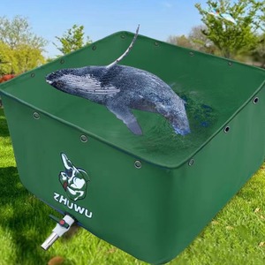 Tanque de Almacenamiento de Agua para Estanques de Peces al Aire Libre a Gran Escala, Lona Especial Impermeable y Antiarañazos para la Cría de Camarones - Product Image 1