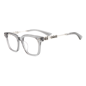 <span class=keywords><strong>Gafas</strong></span> Graduadas Ópticas Casuales Versátiles <span class=keywords><strong>de</strong></span> Estilo Punk con Montura Completa, Ligeras, Duraderas, Negras, Doradas y Transparentes - Product Image 6