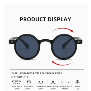 Gafas de Sol Redondas de Diseño con Filtro ND, Protección UV, Polarizadas, Ajustables, Giratorias y con Zoom, con Logotipo Personalizado - Product Image 2