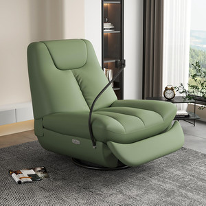 Poltrona Reclinabile Elettrica Multifunzionale Stile Nordico con Telaio in Metallo, Seduta Singola per Camera da Letto - Product Image 1
