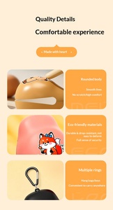 Porte-clés en plastique ABS en gros avec poisson en bois anti-stress zen, cadeau promotionnel pour l'électronique grand public - Product Image 3