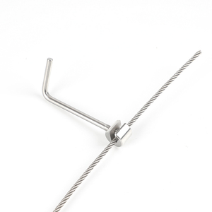 כבל מעקה בלתי נראה בורג 1/8 "3/16" Swage הליכי הרבעה Tensioner Hex ראש הולם מקלט מסוף - Product Image 6