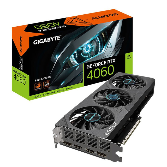 New Arrival GIGABYTE GeForce RTX 4060 EAGLE OC 8G Graphics Card GPU