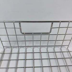 Rổ đựng đồ bằng thép không gỉ cho tủ bếp, dạng kéo, hình chữ nhật, bằng dây kim loại - Product Image 4