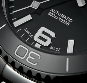 Orologio Subacqueo da Uomo LOUIS <span class=keywords><strong>SCHWAB</strong></span> in Acciaio Inossidabile, Resistente all'Acqua 300m, Movimento Meccanico, Vetro, Stile Business Lusso Moda - Product Image 3