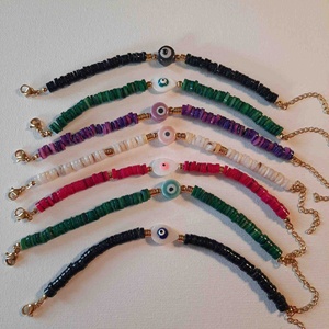 Multi Color Evils <b>Eyes</b> Bracelets Boho Style <b>Candy</b> Color Popular Natural Stone Beads With <b>Eye</b> Beads Bracelet for Women Men - Product Image 5