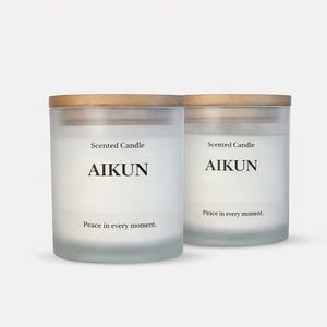 Velas Aromáticas en Frascos de Vidrio AIKUN para Pedidos al por Mayor, Velas de Cera Natural sin Humo para Amenidades de Hotel y Decoración de Habitaciones - Product Image 3