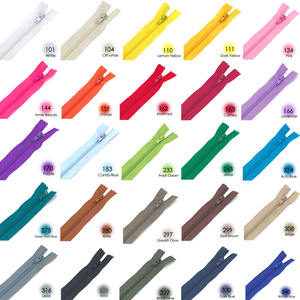 Dawei卸売ソーイングアクセサリー #3色高品質ナイロンジッパー衣服アクセサリー仕立てアクセサリージッパーロール - Product Image 5