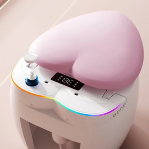 Couleur rose nouveauté amour coeur forme placard à <span class=keywords><strong>eau</strong></span> intelligent salle <span class=keywords><strong>de</strong></span> bain siège automatique monté au sol cuvette <span class=keywords><strong>de</strong></span> <span class=keywords><strong>toilette</strong></span> intelligente - Product Image 5