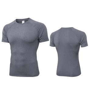 Áo thun thể thao nam chất liệu 85% polyester, 15% spandex, 190 gram, ôm dáng, co giãn cao, nhanh khô, thích hợp cho chạy bộ và tập luyện. - Product Image 4