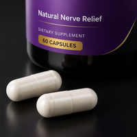 Compléments alimentaires pour la santé du nerf sciatique au peptide vert, acide alpha-lipoïque, soutien immunitaire pour adultes, contenant de 120 capsules, 36
