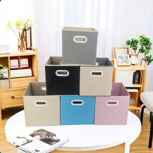 Thương Hiệu Mới Tái Sử Dụng Lưu Trữ Thùng Dễ Dàng Xử Lý Cube Lưu Trữ Thùng Linh Hoạt Đóng Mở Stackable Lưu Trữ Hộp Với Hàng Tồn Kho Các Mặt Hàng - Product Image 4