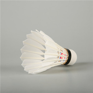 <span class=keywords><strong>2023</strong></span> gran oferta clase A original pluma de <span class=keywords><strong>ganso</strong></span> bádminton shuttlcock Lingmei80 modelo - Product Image 5