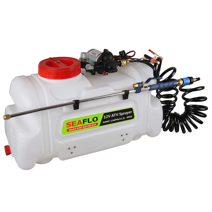 SEAFLO 12 Volt 15 Gallon ATV Spot Sprayer - 60PSI Farm Sprayer