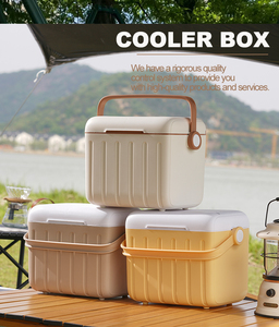 6L Cắm Trại mát hộp ngoài trời khuyến mại bia nhỏ Ice Cooler <span class=keywords><strong>box</strong></span> với xử lý khóa cho món quà với logo xe - Product Image 3