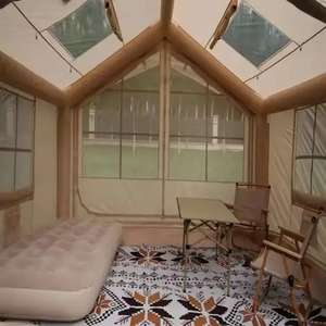 Cama de Camping Elevada Portátil e Impermeable de Tela Oxford para las Cuatro Estaciones, con Apertura Automática Rápida y Estructura de Una Habitación - Product Image 3