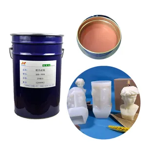 rtv2硅橡胶凝胶树脂石膏艺术定制蜡烛原料中国工厂蜡模液体