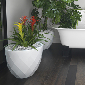 Maceta Moderna <span class=keywords><strong>de</strong></span> Diseño Innovador, Resistente, Grande, Recubierta <span class=keywords><strong>de</strong></span> PE, <span class=keywords><strong>de</strong></span> Fibra <span class=keywords><strong>de</strong></span> Vidrio, con Capacidad <span class=keywords><strong>de</strong></span> 1L, para Decoración <span class=keywords><strong>de</strong></span> Hoteles - Product Image 1