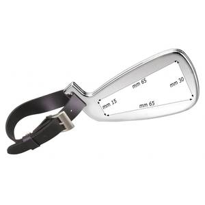 Golf <b>Luggage</b> Tag 50x95 Mm Metal With Leather <b>Strap</b> For Travel Bag - Product Image 3