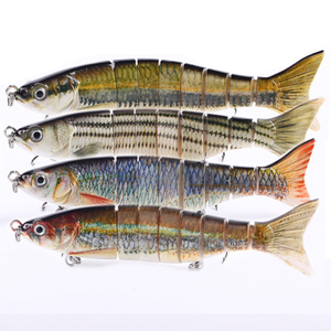 New Arrival 178mm 53g 8 Segmented Jointed Fishing Lures Multi Jointed Swimbait Artificial Tuna Bait
