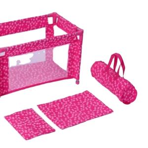 Lit à langer pour poupée rose imperméable et portable grande performance Lit de poupée en métal pour enfants prix d'usine Lit de poupée - Product Image 2