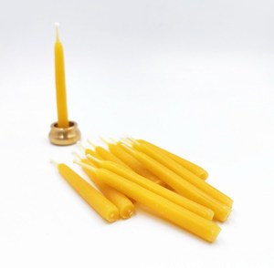 Bougie créative pour moments de détente, bougie pointue parfumée en cire, bougie à la cire d'abeille, durée de combustion de 20 minutes - Product Image 5