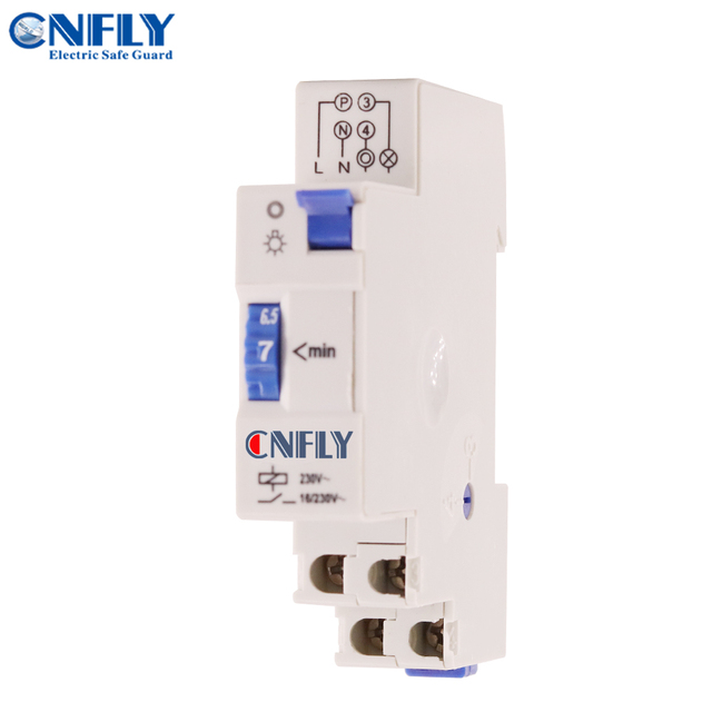 EGYPT 220V-240V 16A 7Minutes Mechanical Timer Programmable DIN Rail Modular Staircase Time Switch