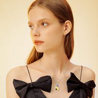 Bijoux fantaisie Collier pendentif maman papillon soleil tournesol en argent sterling 925
