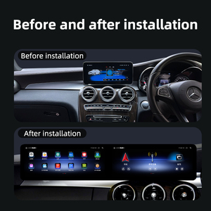Schermo di Navigazione da 25,6 Pollici con Carplay per <span class=keywords><strong>Mercedes</strong></span> <span class=keywords><strong>C</strong></span> W205 GLC X253 CLA GLA 2015-2022, Radio Multimediale Auto con Guida a Destra - Product Image 3