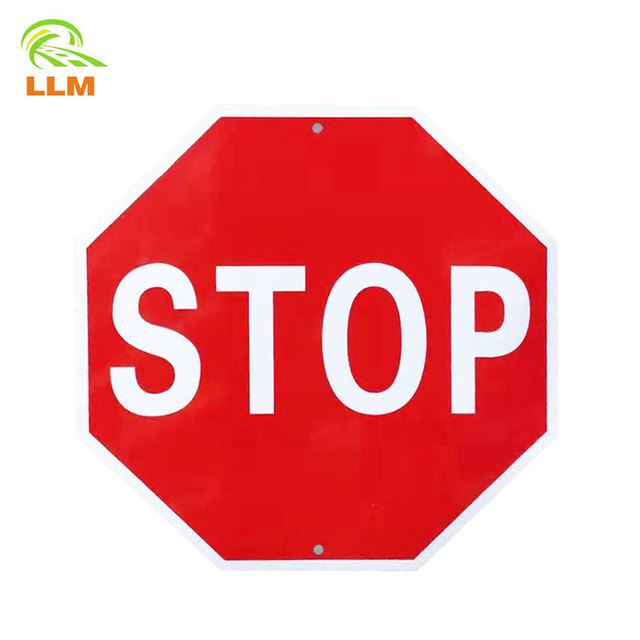 Custom Traffic Sign Reflective Caution Warning Traffic Aluminum Road Safety Stop Street Signs Boards Manufacturing