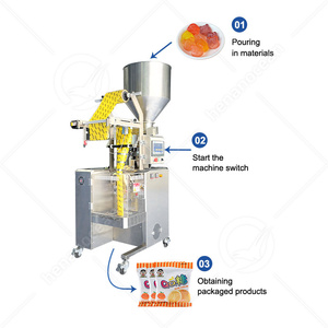 OCEAN Bolas de chocolate para pequeñas empresas Paquete de relleno Bolsita Gummies Pack Machine para dulces - Product Image 5