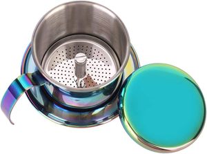 Filtro da caffè vietnamita tradizionale gocciolante per caffè riutilizzabile filtro per delfini in acciaio inossidabile - Product Image 3