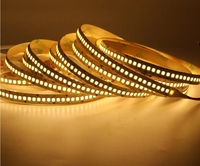 Bande LED Super Lumineuse 240 LED/m SMD2835 12V DC Rouleau de 5m Haute Qualité CRI 90 Ruban Lumineux Flexible pour Éclairage d'Ambiance Armoire et Placard