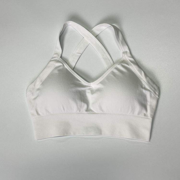 Soutien-gorge dos croisé blanc