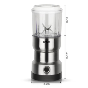 Moulin à épices, noix et céréales automatique économique, mini moulin à café électrique en acier inoxydable avec grande tasse amovible - Product Image 5