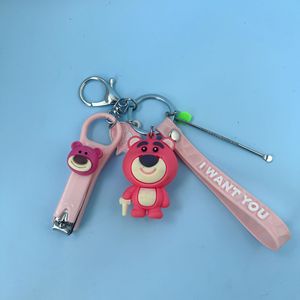 Llavero de Dinosaurio de Dibujos Animados con Limpiador de Oídos y Cortaúñas, Bonito Colgante de Muñeco para Bolsa, Llavero Universal para Niños - Product Image 6