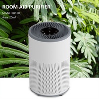 Penjernih Udara Kamar Tidur Rumah dengan Filter HEPA H13, Ultra Senyap, Sentuhan Pintar, dan Sensor Kualitas Udara untuk Hewan Peliharaan dan Debu