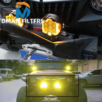 Barre lumineuse de travail LED de 7 pouces, projecteurs, 3 côtés, feux antibrouillard pour route, pour Lada 4x4 4WD ATV voitures, motos, éclairage extérieur automobile