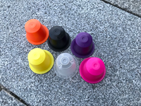 Nouvelles capsules de café jetables compostables multicolores SANEU en vente